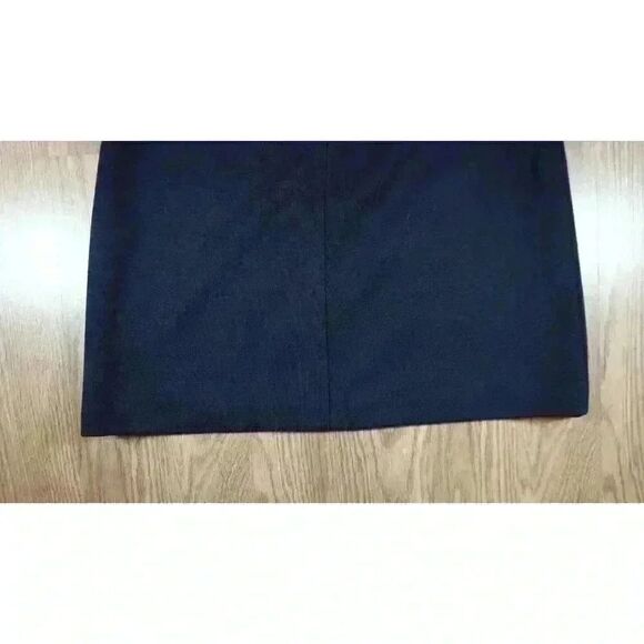 Luisa Spagnoli Navy Blue Ribbed Wool 'Medusa' Skirt, Size S NWT - Picture 10 of 15